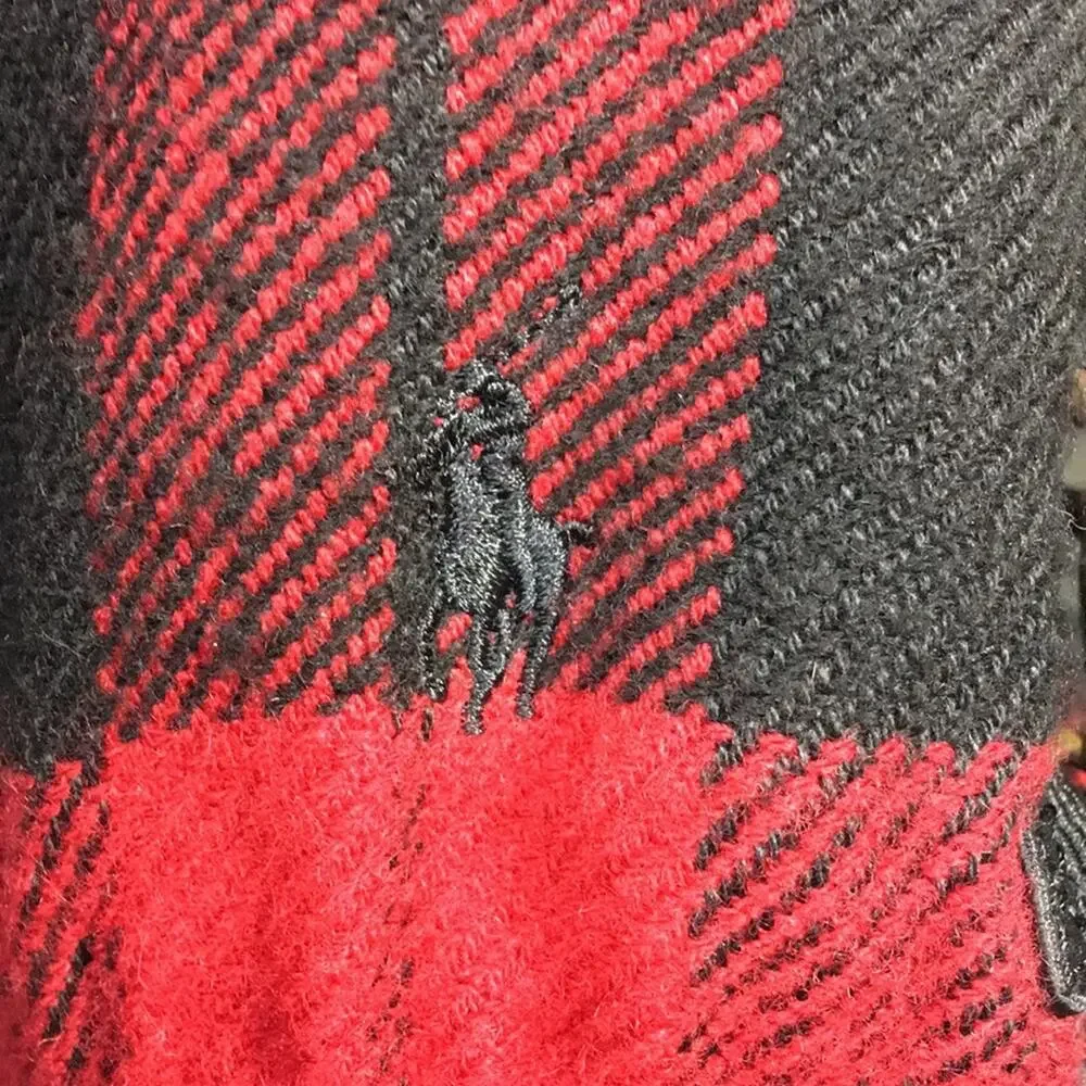 Polo by Ralph Lauren Big‎ Kid Everest Boots Black Leather w/ Shearling Size 4